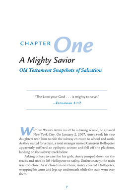 A Mighty Savior Old Testament Snapshots of Salvation