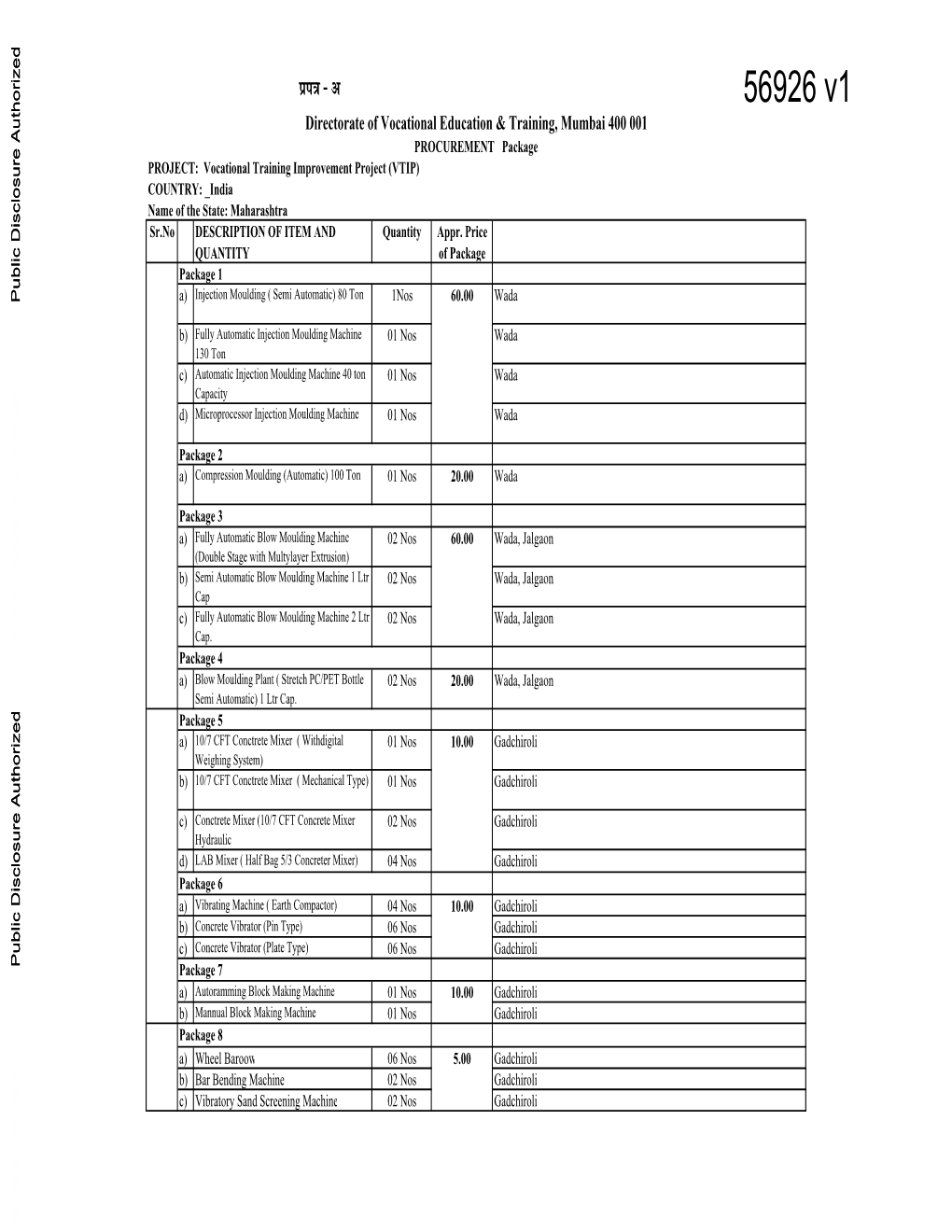 World Bank Document