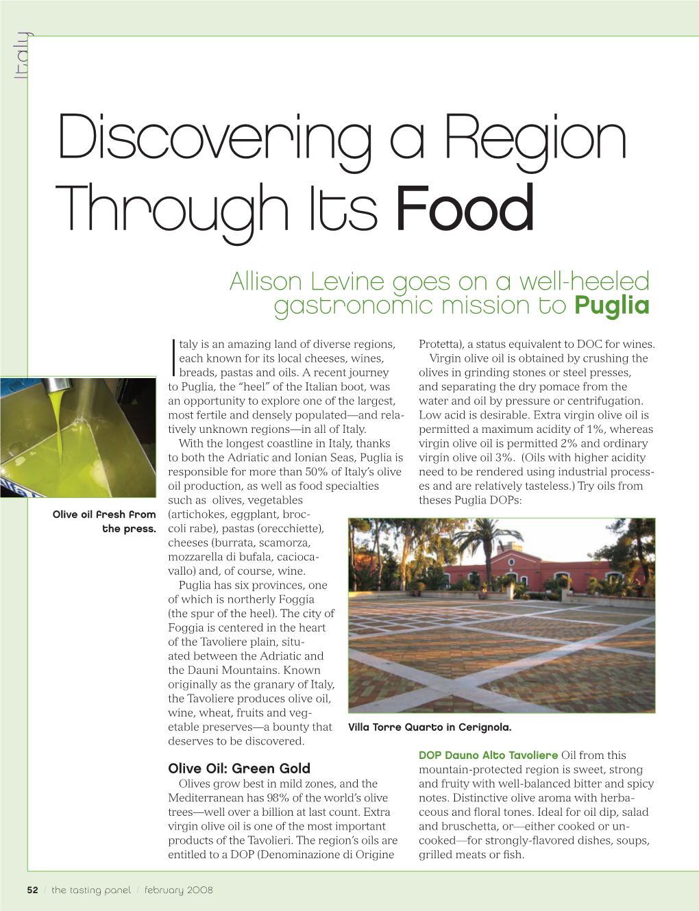 Discovering a Region Through Its Food