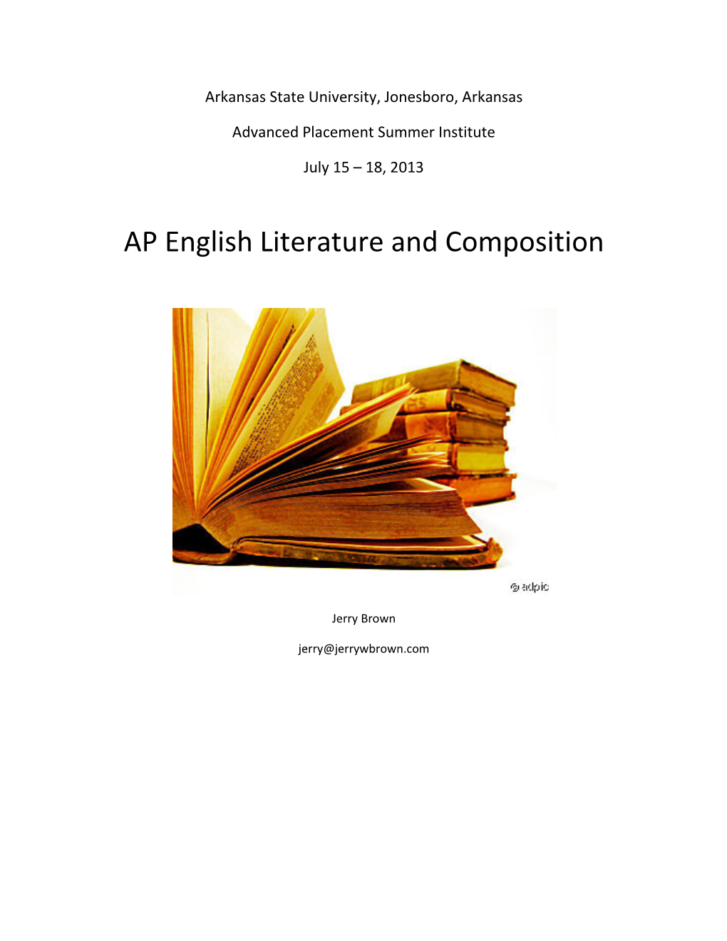 AP English Literature and Composition