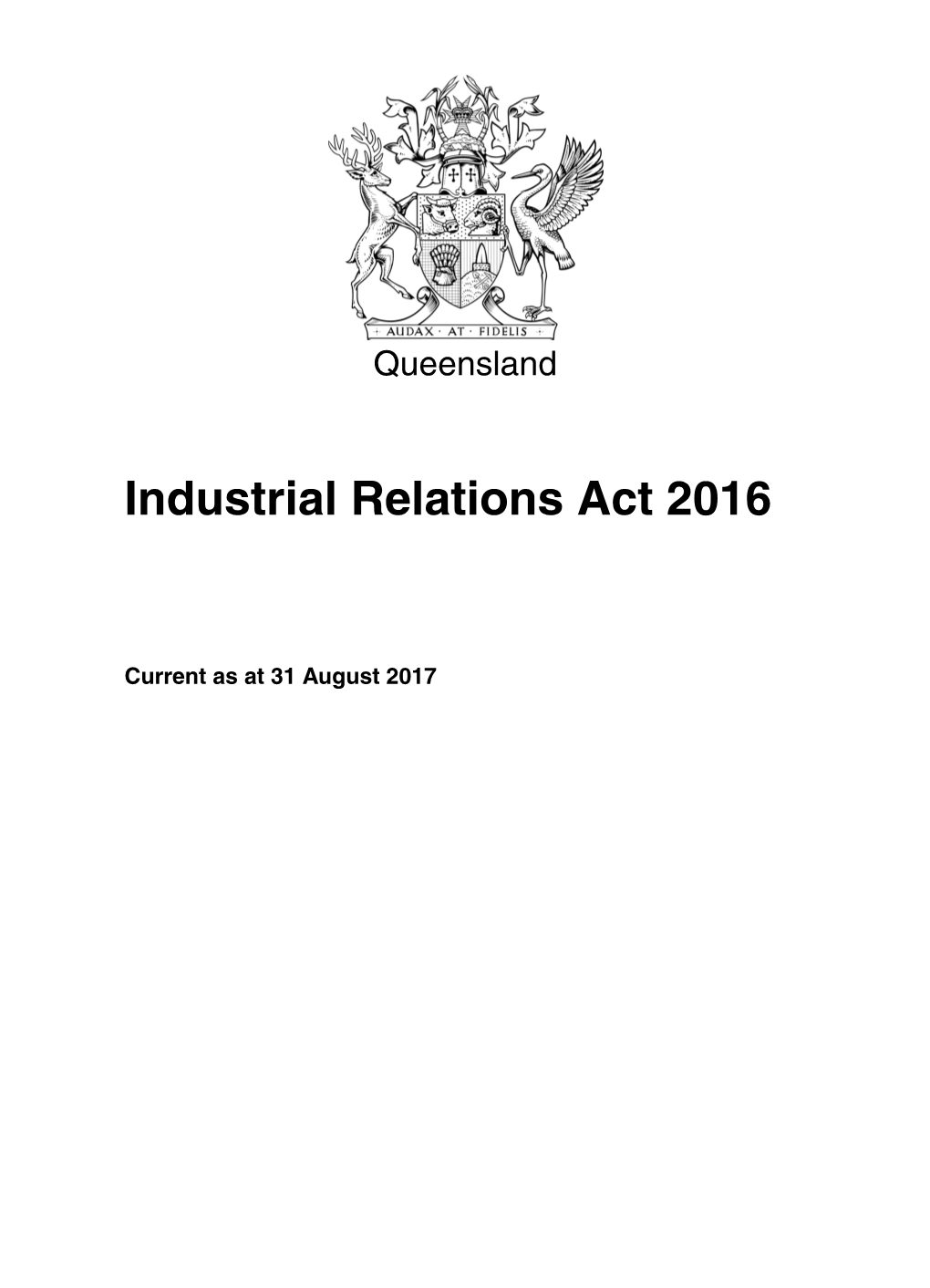 Industrial Relations Act 2016