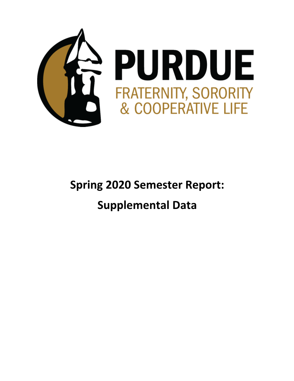 Spring 2020 Semester Report: Supplemental Data