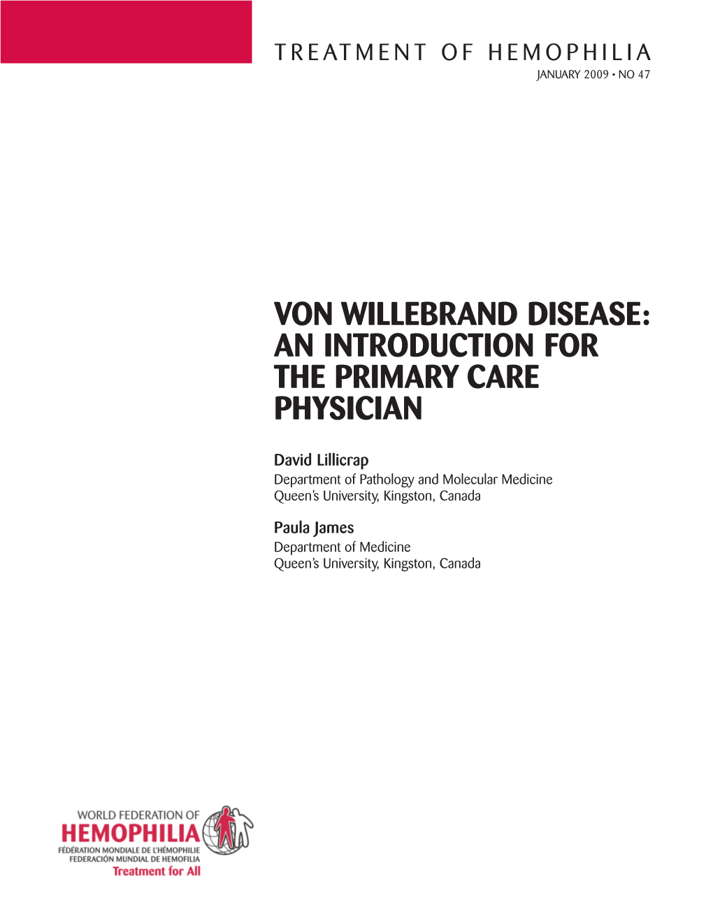 Von Willebrand Disease: an Introduction for the Primary Care Physician