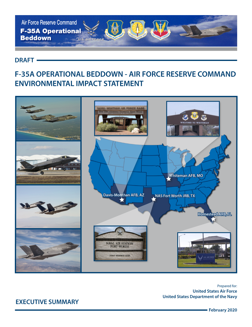 Draft F-35A Operational Beddown - Air Force Reserve Command Environmental Impact Statement
