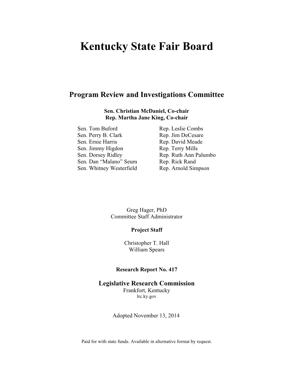 Kentucky State Fair Board