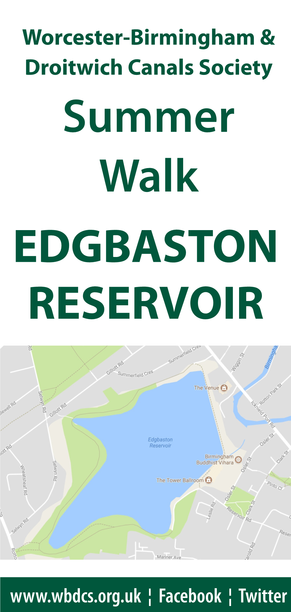 EDGBASTON RESERVOIR Summer Walk