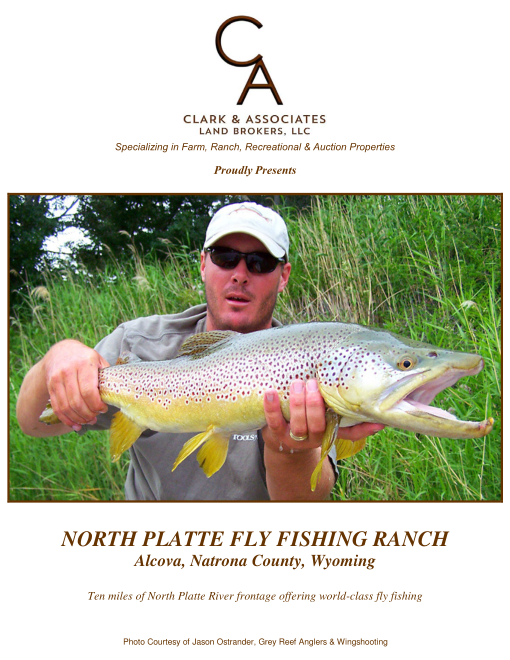 NORTH PLATTE FLY FISHING RANCH Alcova, Natrona County, Wyoming