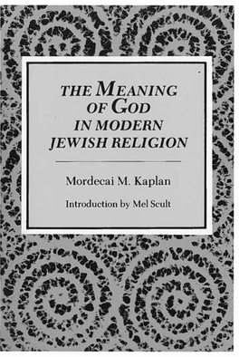 The Meaning in Modern Jewish Religion