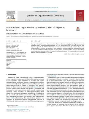 Journal of Organometallic Chemistry 881 (2019) 139E149