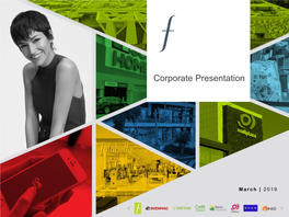 Corporate Presentation March 2019