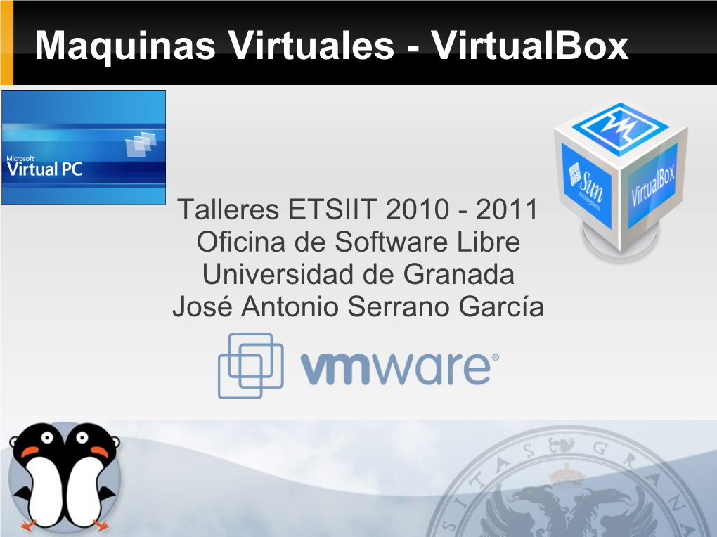 Maquinas Virtuales - Virtualbox