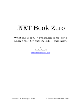 NET Book Zero