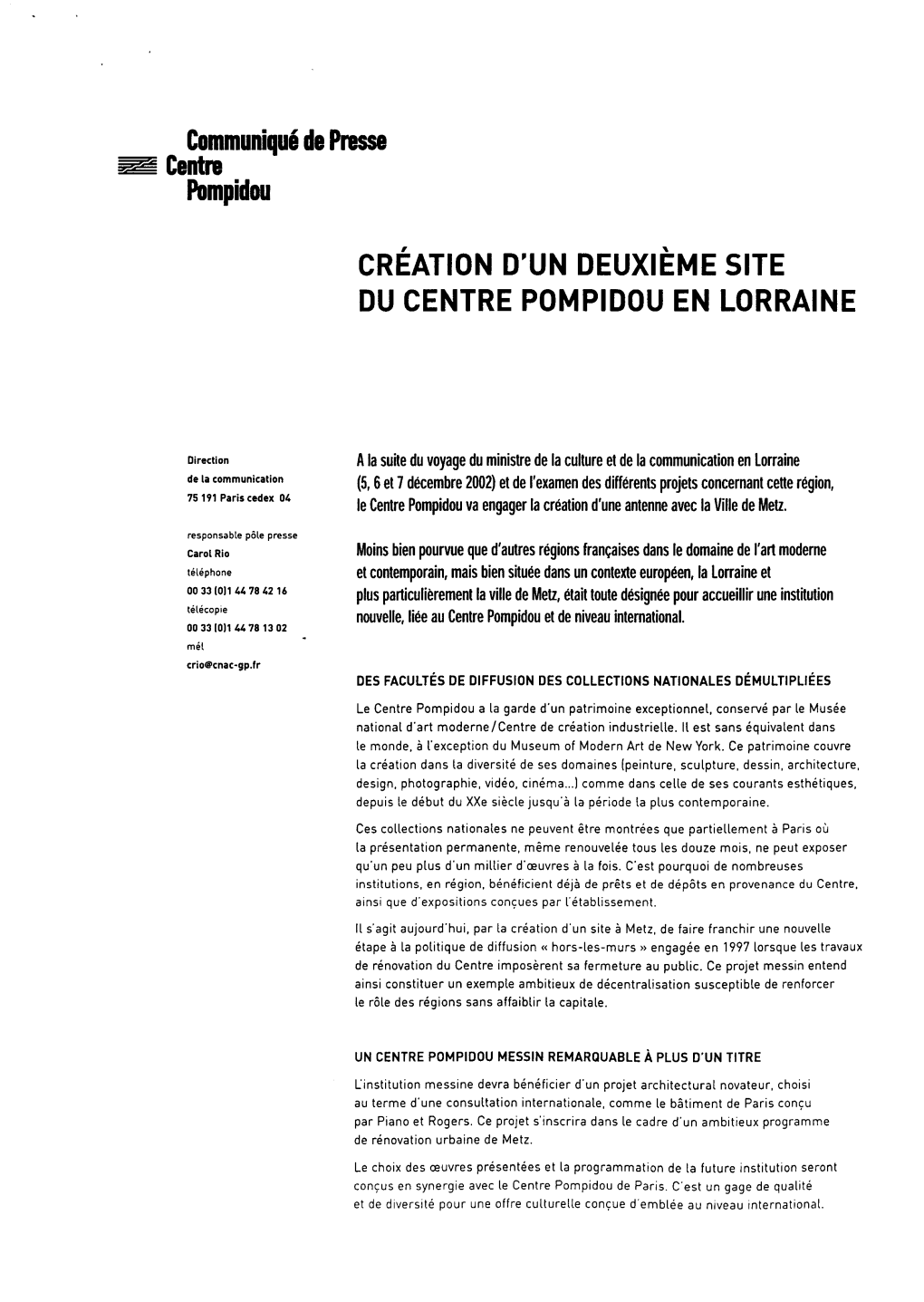Centre Pompidou-Metz Les Questions-Réponses Metz