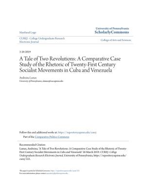 A Tale of Two Revolutions: a Comparative Case Study of The