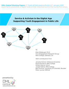 Service & Activism in the Digital Age Supporting Youth Engagement In