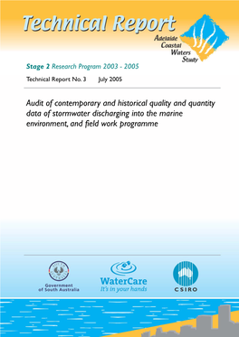 ACWS Technical Report No.3 Prepared for the Adelaide Coastal Waters Study Steering Committee, July 2005