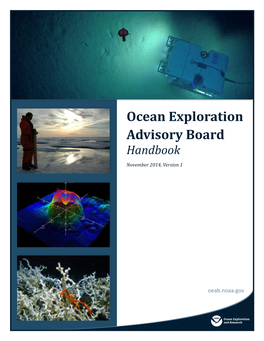 Ocean Exploration Advisory Board Handbook