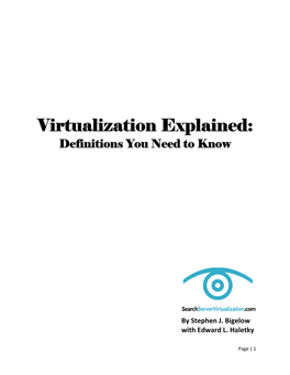 Virtualization Explained: Definitions You Need to Know