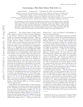 Constraining a Thin Dark Matter Disk with Gaia