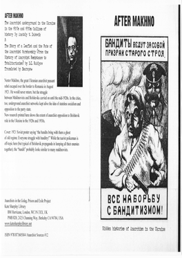 After Makhno – Hidden Histories of Anarchism in the Ukraine