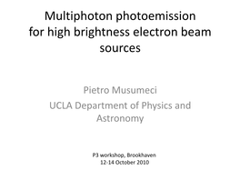 Multiphoton Emission