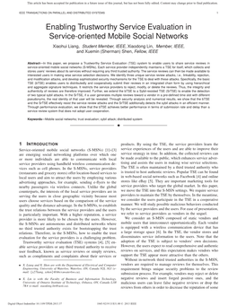 Enabling Trustworthy Service Evaluation in Service-Oriented Mobile Social Networks