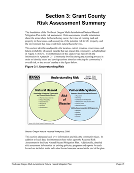Grant County Risk Assessment Summary