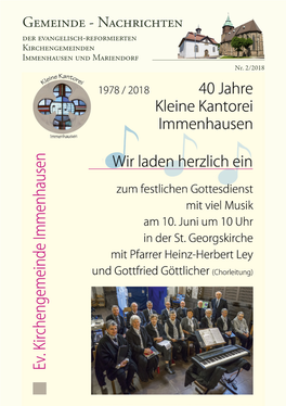 Gemeindebrief 2 2018