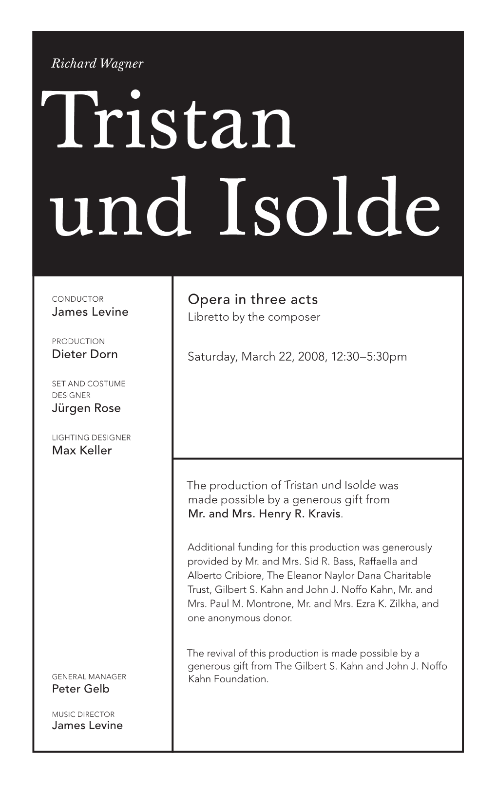 Tristan Und Isolde