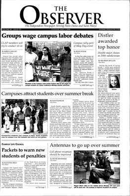Groups Wage Campus Labor Debates Distler