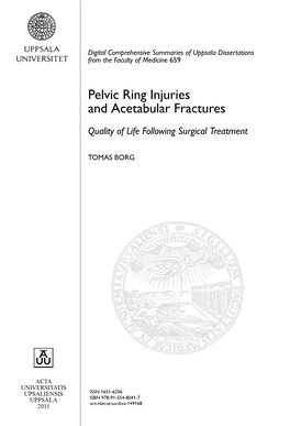 Pelvic Ring Injuries and Acetabular Fractures