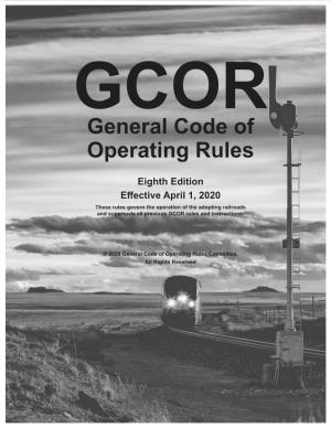 Gcorgeneral Code of Operating Rules