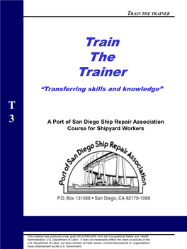 Train the Trainer Safety Training Results