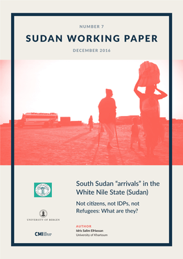 Sudan Working Paper