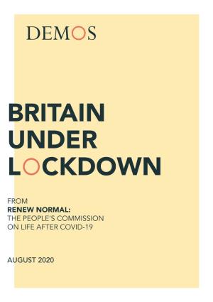 Britain Under Lockdown