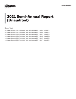 2020 Semi-Annual Report (Unaudited)