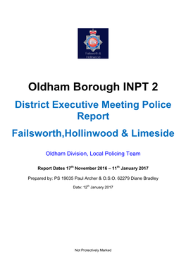 GMP Failsworth & Hollinwood Police Report PDF 1020 KB