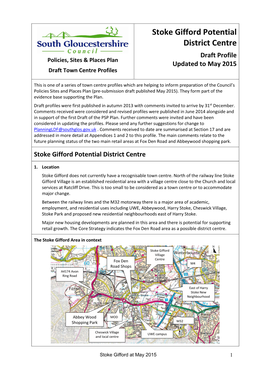 Stoke Gifford Potential District Centre