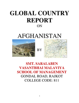Global Country Report Afghanistan