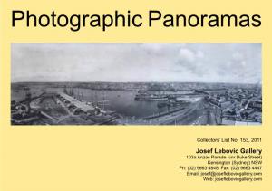 Photographic Panoramas