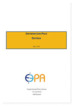 Information Pack Eritrea
