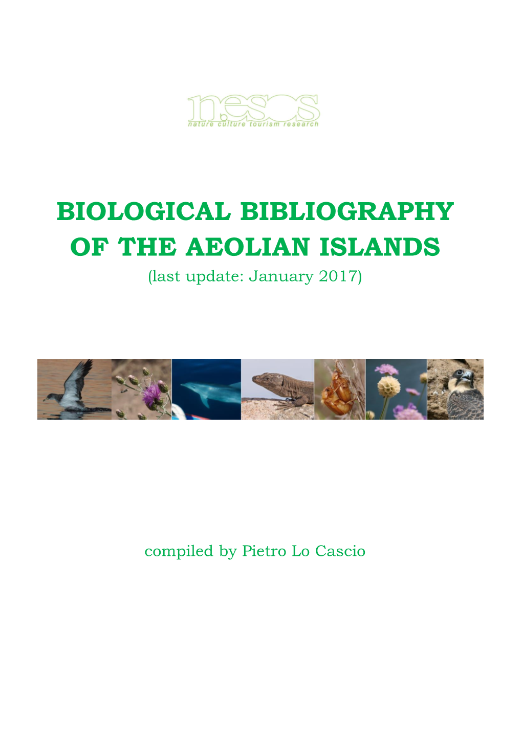 Bibliografia Naturalistico-Biologica Delle Isole Eolie