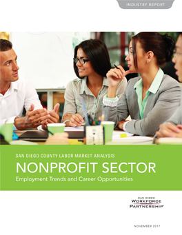 NONPROFIT SECTOR Employment Trends and Career Opportunities