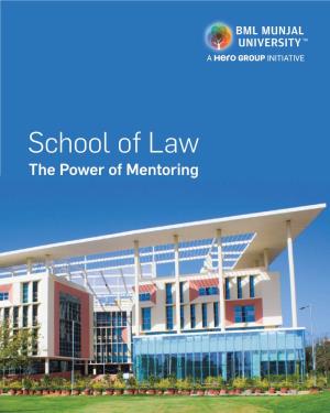 BMU Brochure School of Law 10-05
