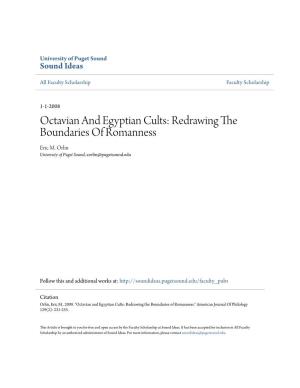 Octavian and Egyptian Cults: Redrawing the Boundaries of Romanness Eric M