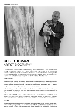 Roger Herman Artist Biography