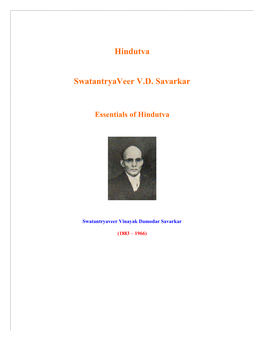 Essentials of Hindutva.Pdf