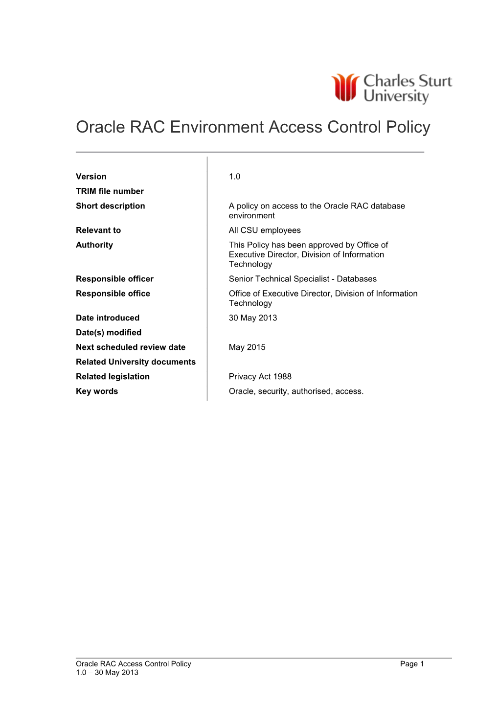 Preparing Policies, Procedures, Guidelines and Forms Guidelines