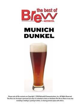 Munich Dunkel