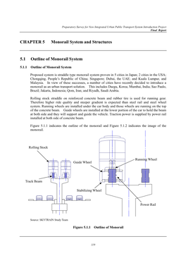 CHAPTER 5 Monorail System and Structures 5.1 Outline of Monorail